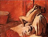 Edgar Degas After the Bath XI painting